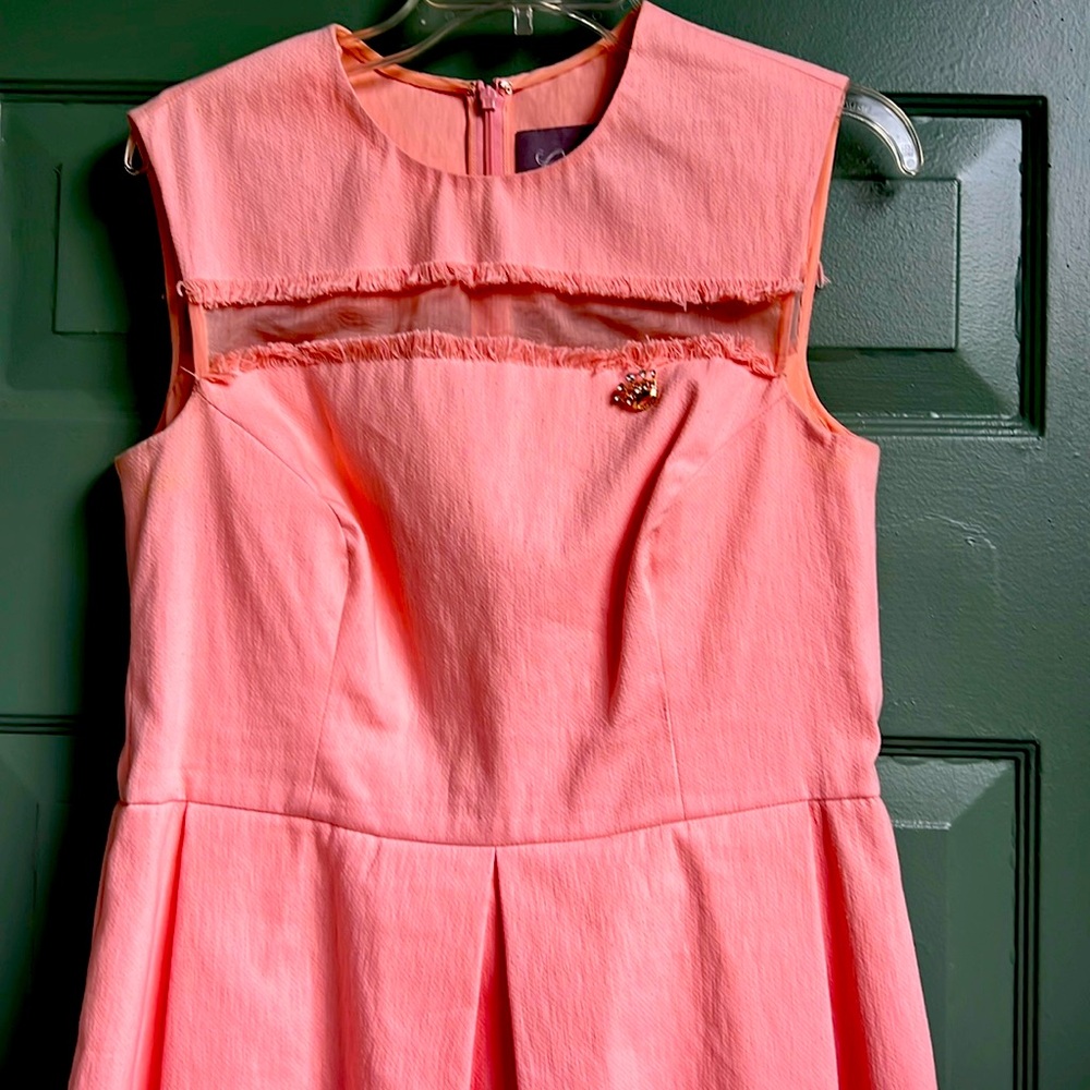 Gorgeous Peach Lela Rose Dress